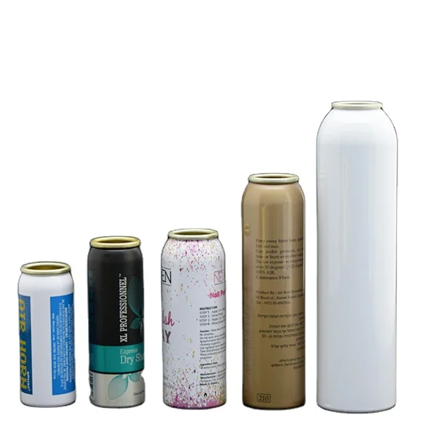 Customized logo different size empty aerosol metal aluminum can