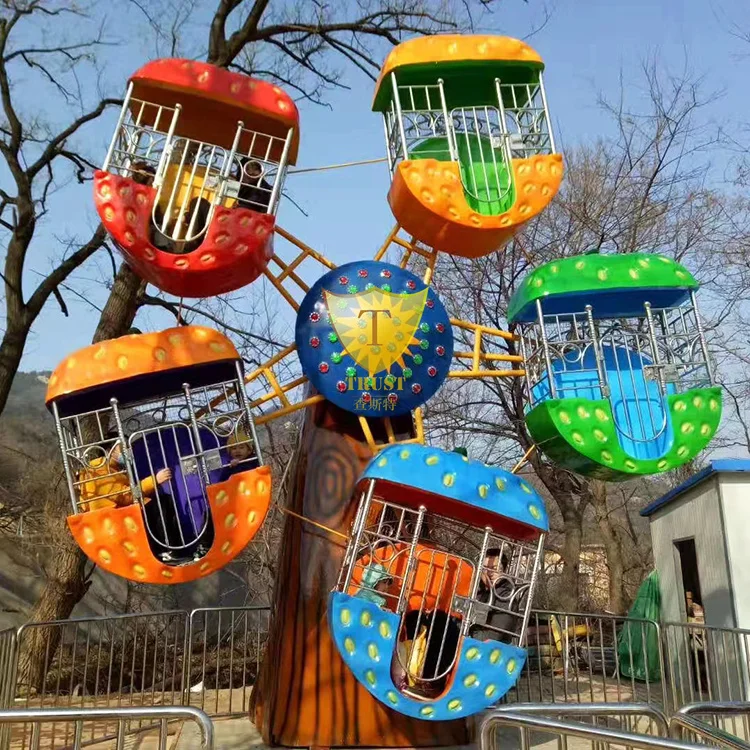 8 Seats Christmas Small Basket Ferris Wheel Amusement Ride Kids Mini Ferris Wheel for Sale