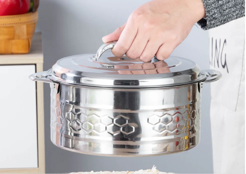 3/4/5 piece set of stainless steel fresh-keeping pots for foreign trade Middle East