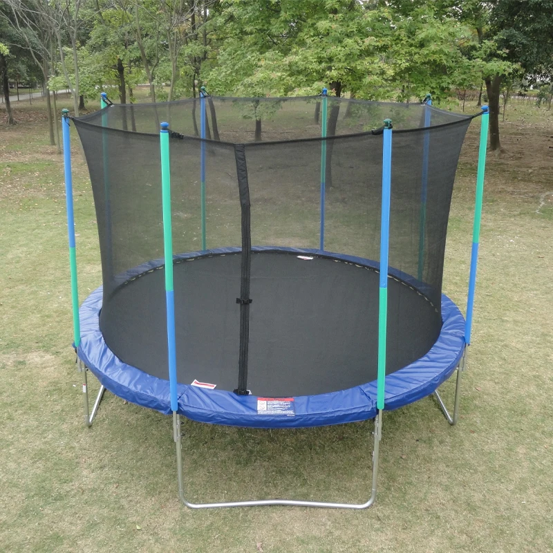 2021 Hot Sale Outdoor Gymnastic Rectangular Inground Trampolines With Safe Net