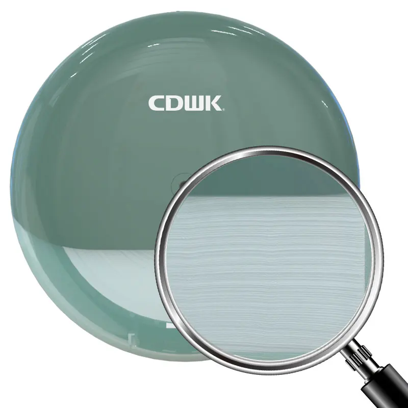 CDWK wall mount center pull tissue paper holder for toilet jumbo roll paper dispenser