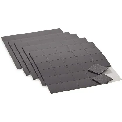 Custom Flexible Magnet Square Adhesive Blocks Sticky Magnets for DIY Art Projects