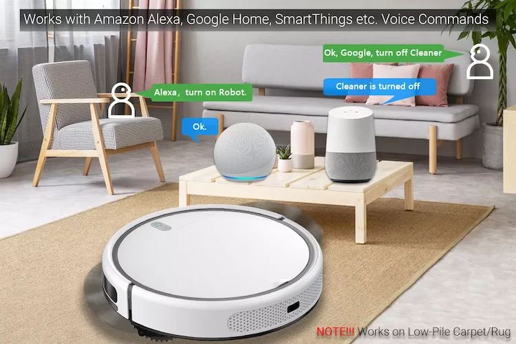 Робот-пылесос 3 в 1 с Alexa