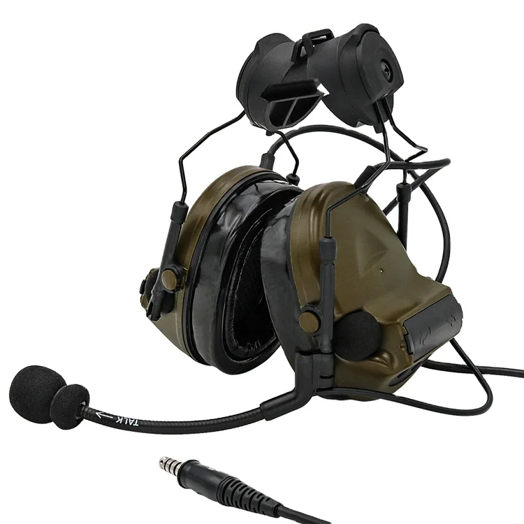 TAC-SKY COMTAC II тактический гарнитура шлем дорожки с металлическим корпусом версия подавление шума пикап защиты слуха