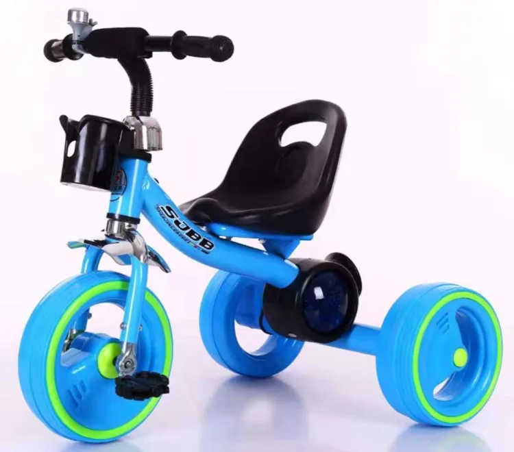 Top quality ride on bike wheels light baby tricycle for kids 1-6 years