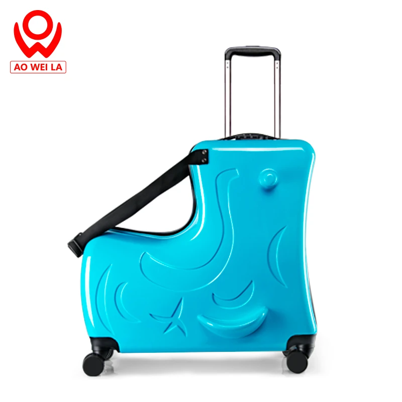 
AO WEI LA abs pc hard shell 360 degree wheels trolley travel suitcase sets for packing luggage 