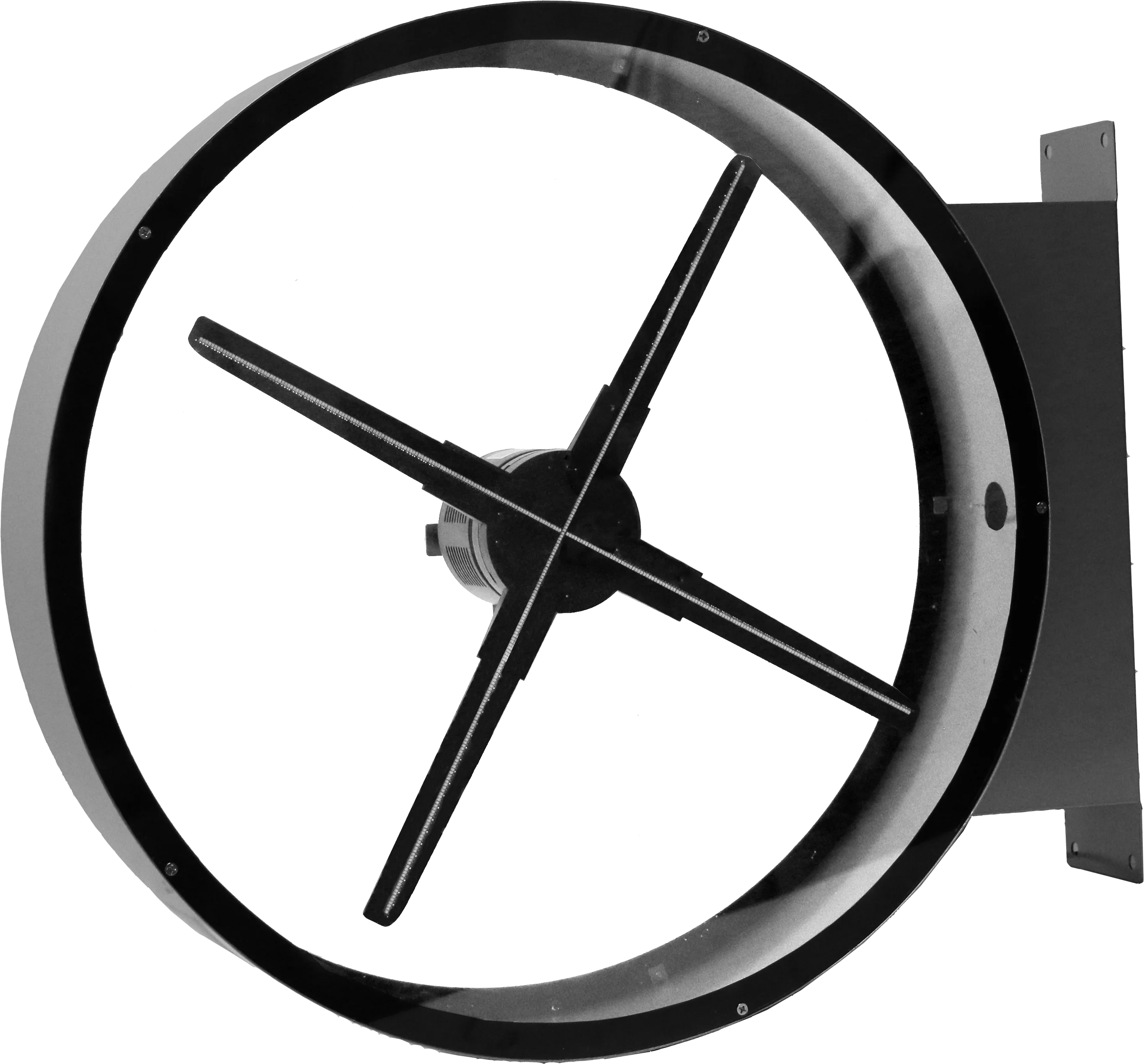 50m CNS-S5 wifi Holographic fan 4 Blades 3D Hologram projector APP cloud control LED display screen 1700cd high brightness holog