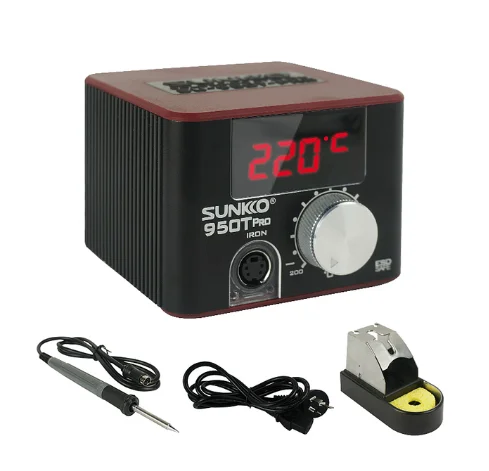 Sunkko 950t-pro Mini Thermostat Electric Soldering Iron Soldering Black Digital Display Soldering Station