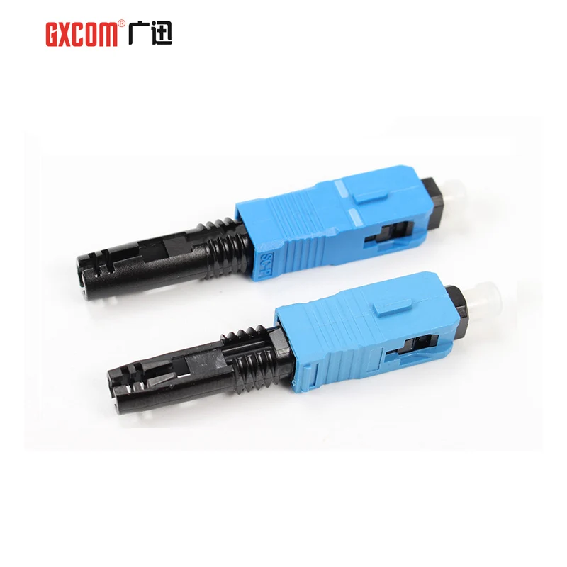 High quality fiber optic 0.3dB SC UPC/APC LC FTTH single mode fast quick connector