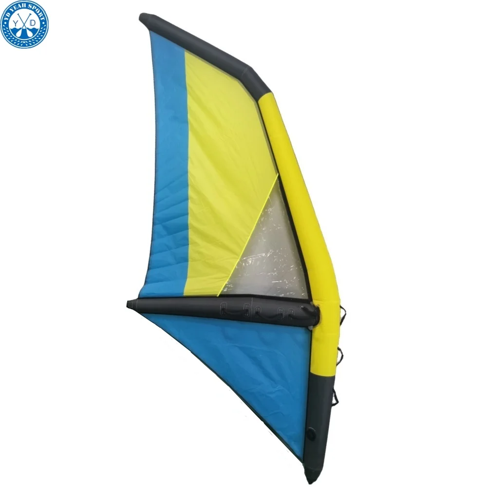 Inflatable windsurfing sail for all ages beginner wind surf wing sail
