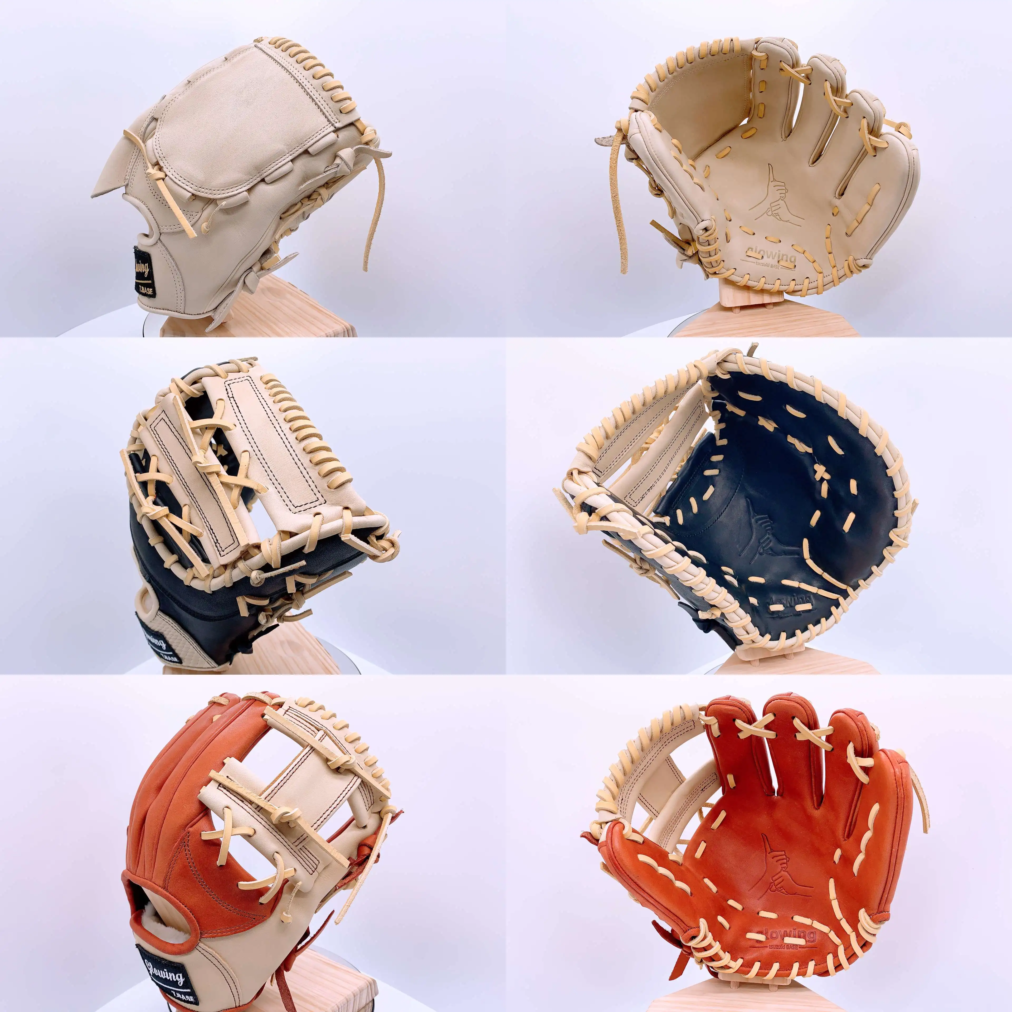 33.5 Inch Baseball Fielding Glove Kip Leather Baseball Fielding Gloves Softball Baseball Catcher Glove