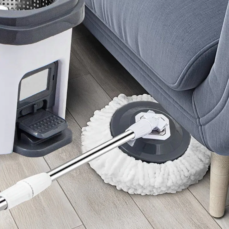 bathroom house 360 microfiber spin floor mop and household electric cleaning bucket set for best floor cleaning