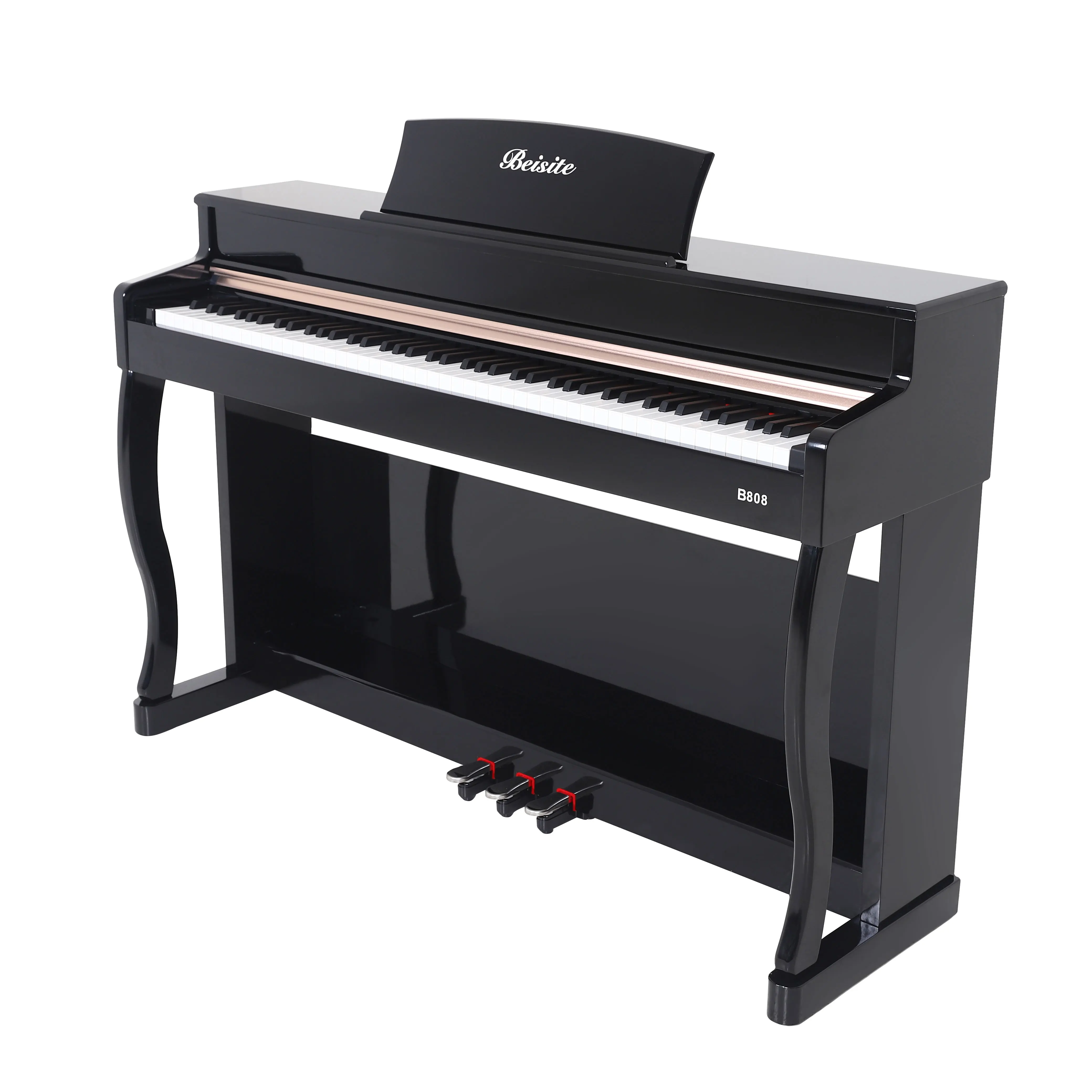 808 клавиатура Hammer key вертикальное пианино с подсветкой USB Bluetooth MIDI thumb piano