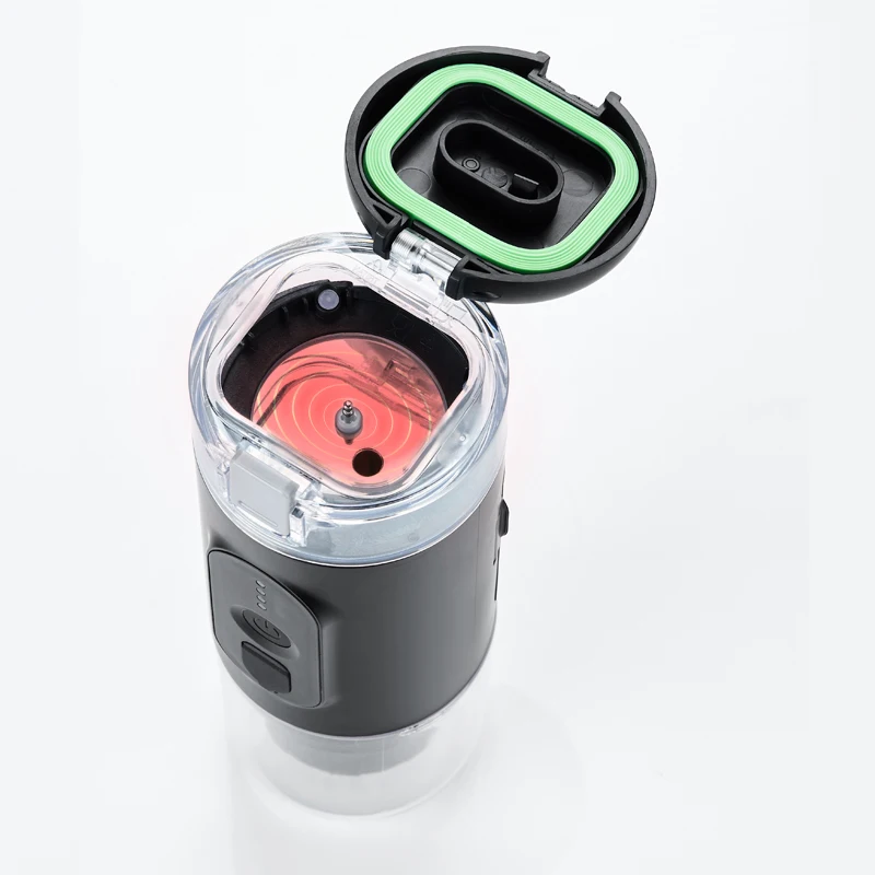 2024 portable coffee machine new design mini heating function with battery espresso machine for office for outdoor