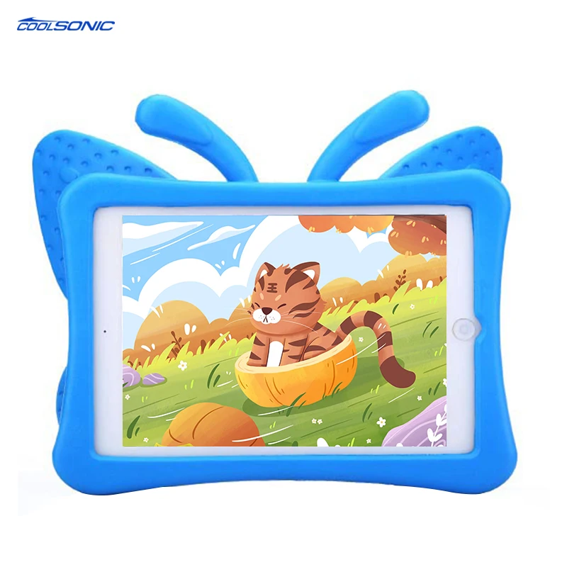 Kids Lovely Butterfly Design Shockproof Tablet Cases For Samsung Tab 3 P3200/P3210 7 inch