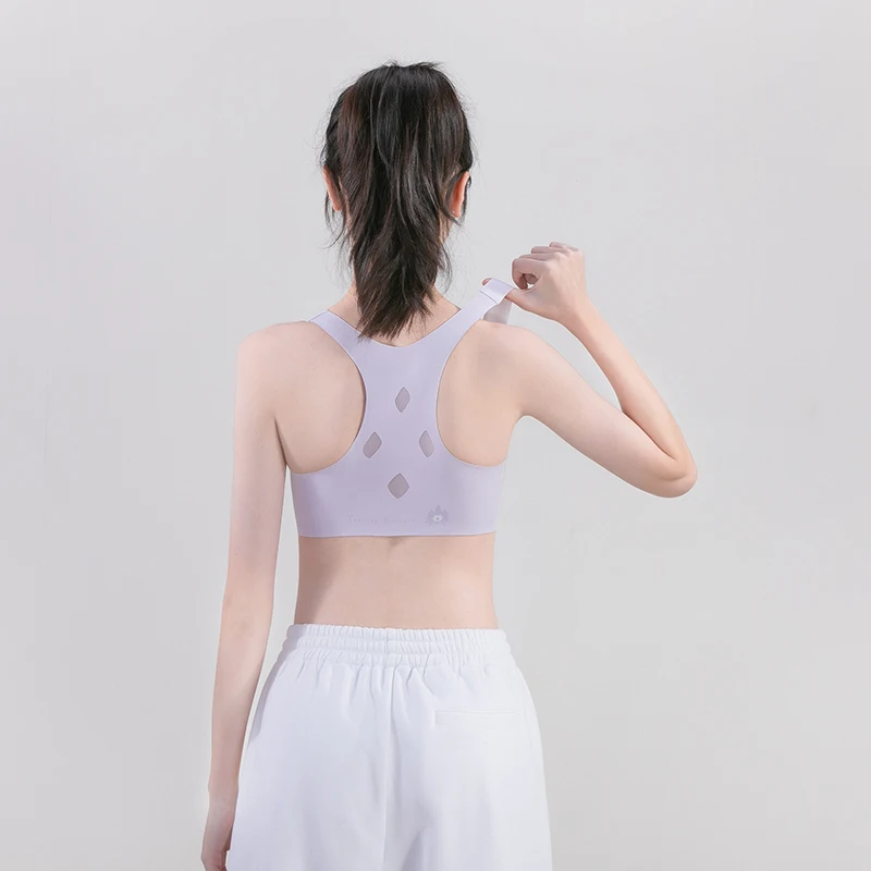 High Quality Free Size Breathable Push Up Girl Bra Teenagers Comfortable One-Piece Sports Bra Wire Free Sports Bras for Girl