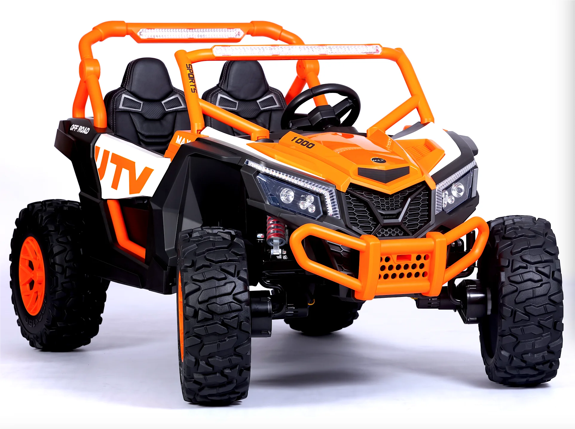 24V Kids UTV Car, 4WD Powerful Buggy with Remote Control for Big Kids