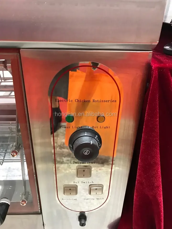 4 Wheels Rotisserie Chicken Gas Oven/Chicken Rotisserie for Sale/Rotisserie