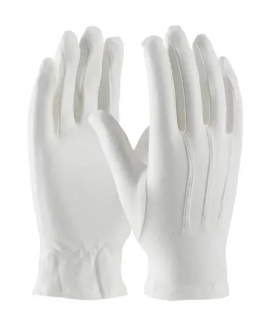 cotton Gloves White White Safety Inspection white Black Cotton Hand Glove ESD Pure safety gloves cotton