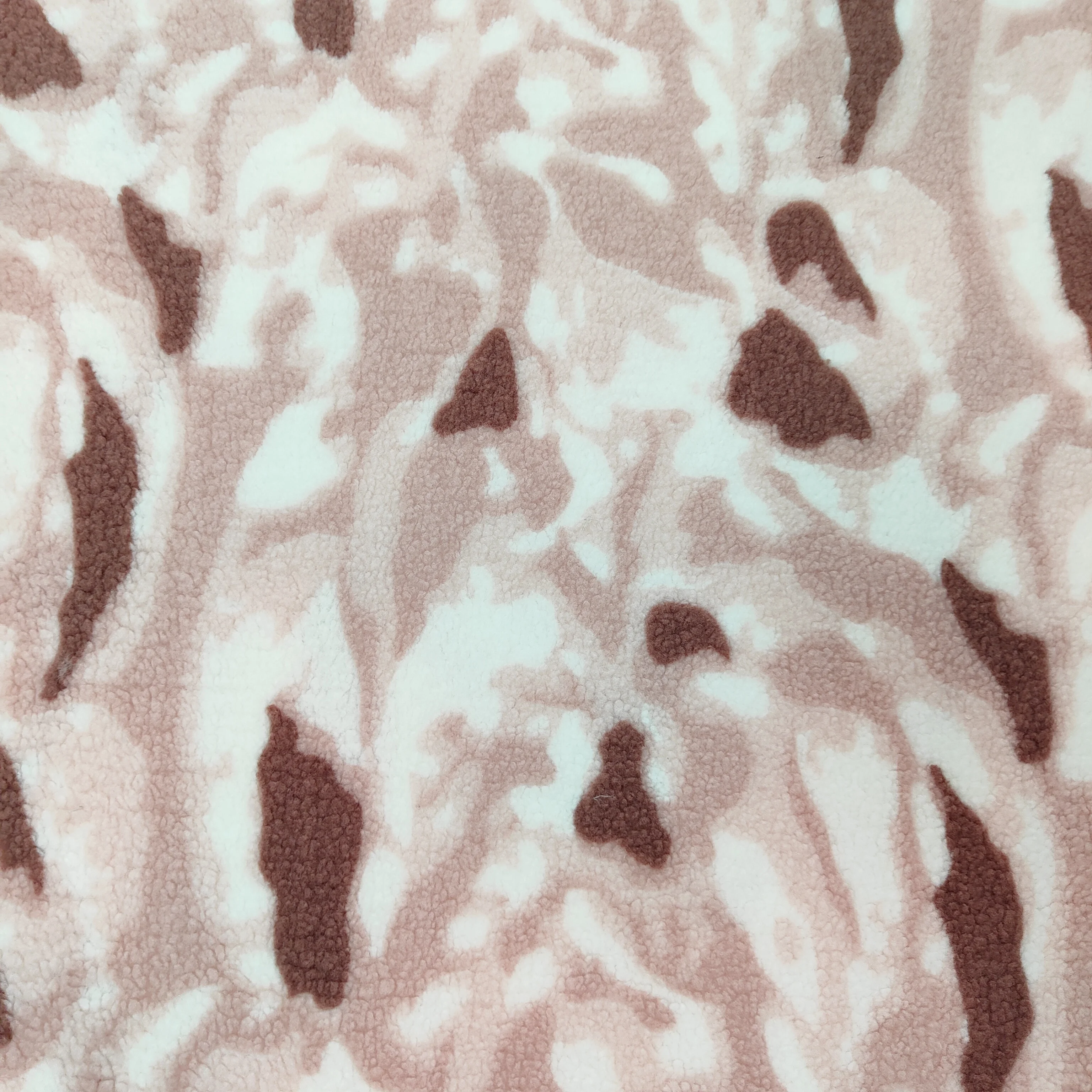 Manufacture New Style Design Leopard Printed Sherpa Fur Fabric Custom Curly Fleece Fabric for Garment Home Textile