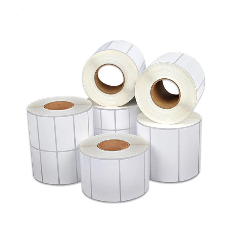 
Hot selling label tags 40*30mm800pcs/Roll Thermal transfer blank Labels art paper adhesive printed thermal sticker 