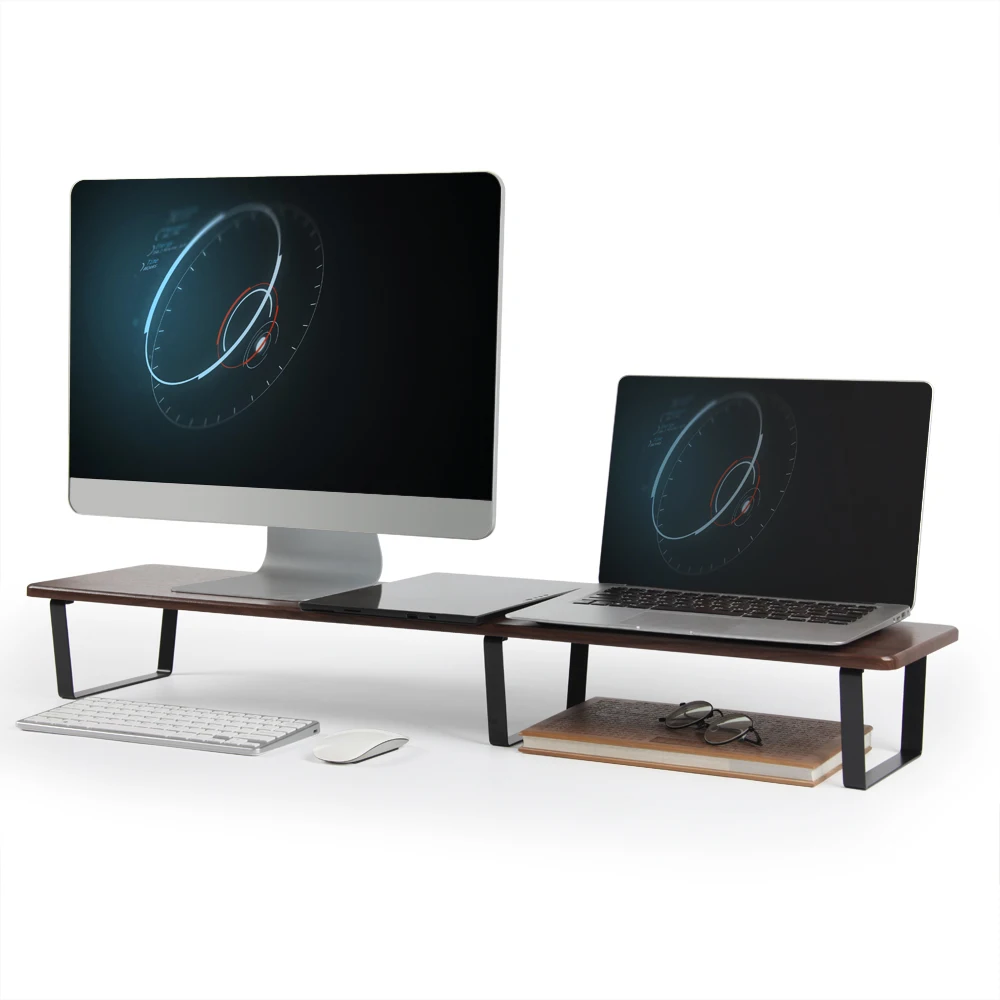 Hot Selling Monitor Stand Riser, Extended Screen Stand for Laptop Computer/ TV/ PC, Multifunctional Desktop Organizer for office
