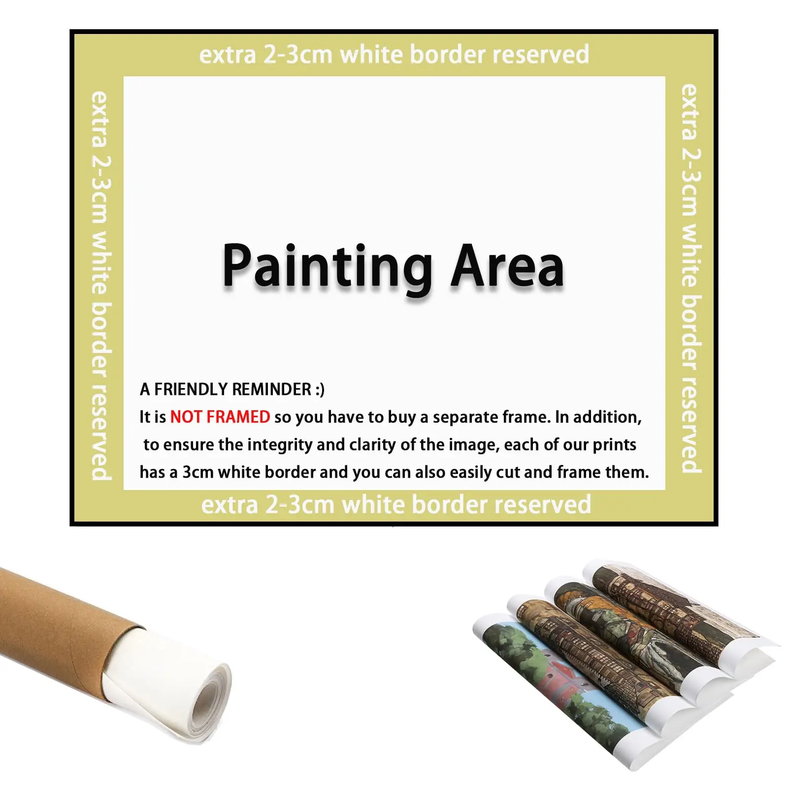 A Retreat on The Immaculate Conception Custom Handpainted Portrait Oil Painting NUDE painting