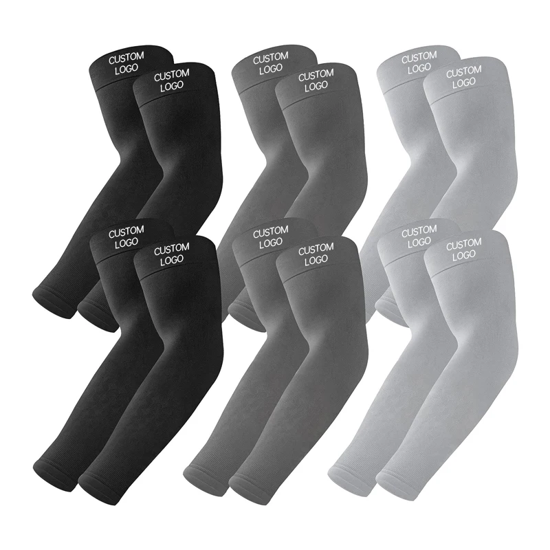High quality Colorful Sleeves Sun Protection Comfort Cooling Summer Ice Cool Wearing Cycling Arm Sleeves