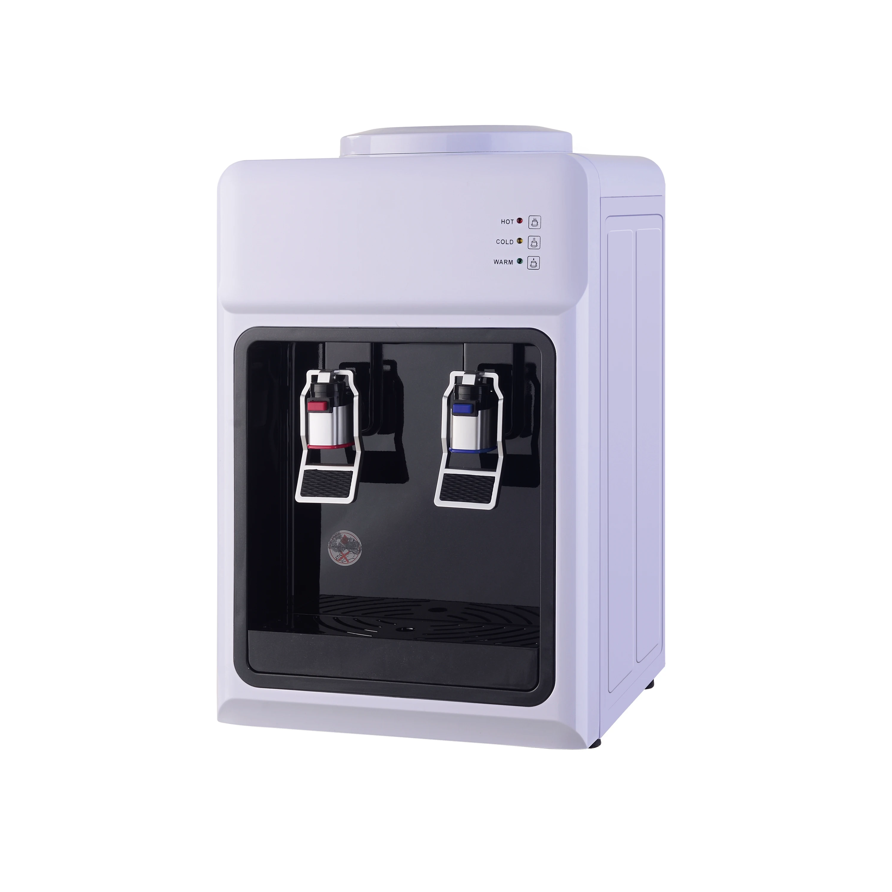 Countertop Water Cooler Dispenser Holds 3 or 5 Gallon Jug Top Loading Hot and Cold WaterChild Safety Lock