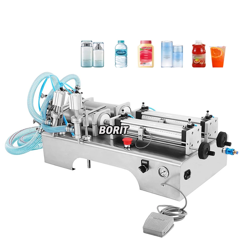 Automated Medicine liquid filling machine  ONE/ DOUBLE Head automatic bottle liquid filling machine