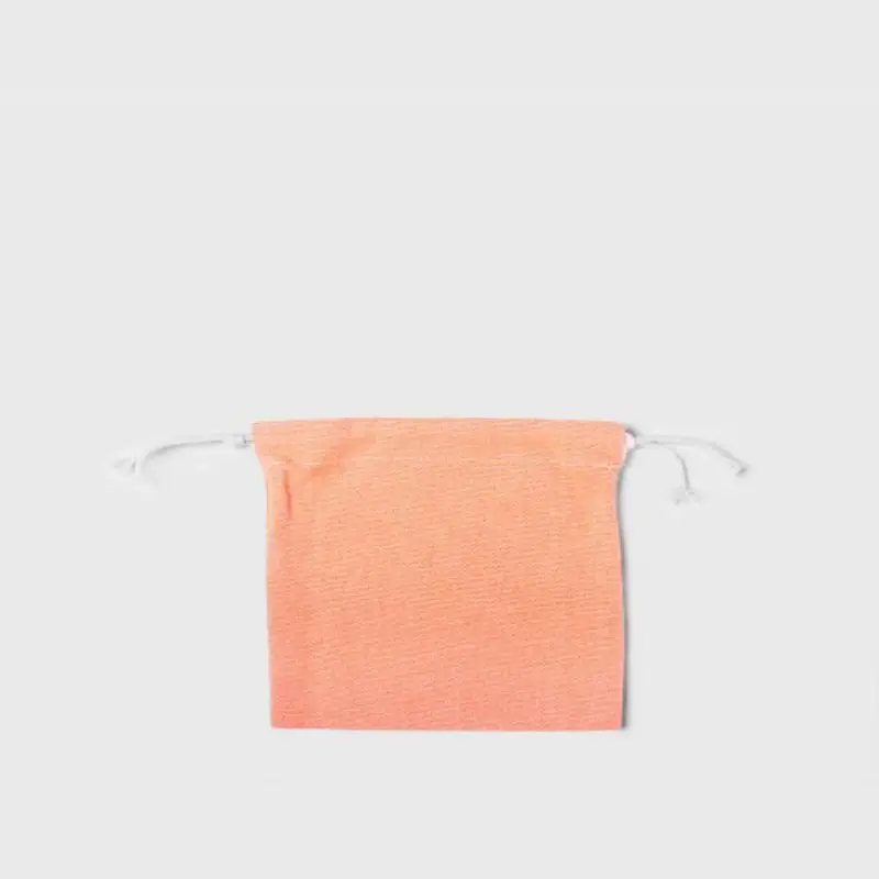 Белая фланелевая хлопчатобумажная сумка на шнурке для продуктов с принтом на завязках, карманный термоусадочный пылесборник