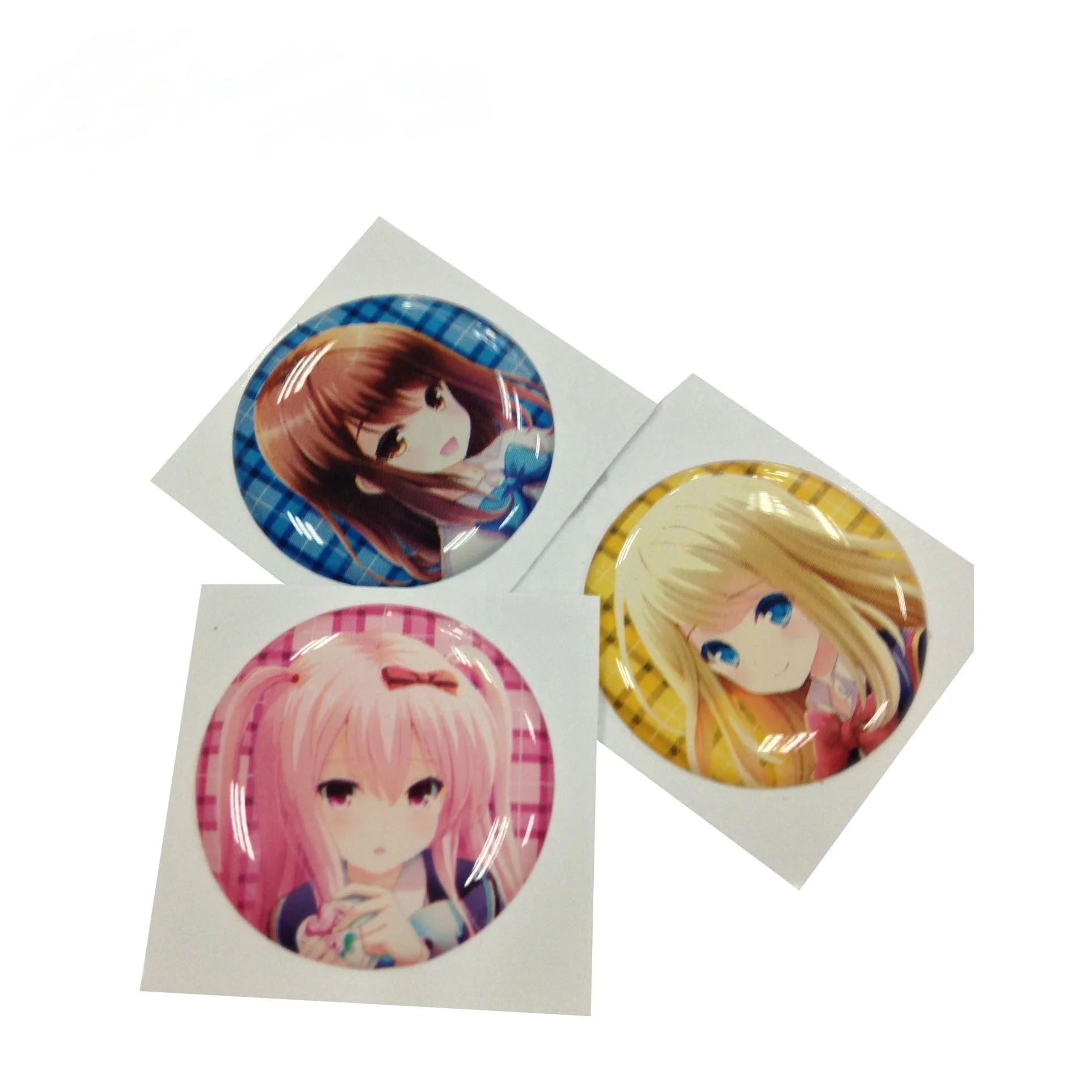 Customized High Quality 3d Dome Logo Sticker Soft Gel Transparent Resin Sticker Certified Factory Quality Supplier