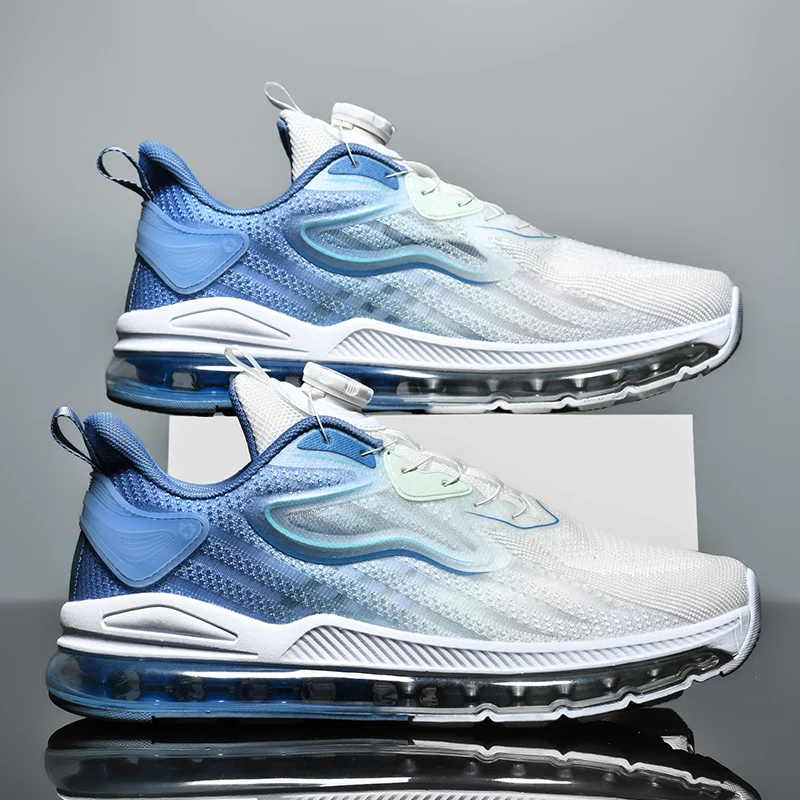 Custom Logo Running Shoes Fitness Spring Jogging Sneakers Air Cushioning Mesh Sneakers Casual Shoes Zapatillas Deportivas