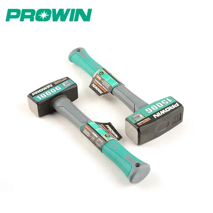 PROWIN 1.0kg 1.5kg Rock Breaker Stone Splitting Hammer Tool Masonry Square Head Hammer