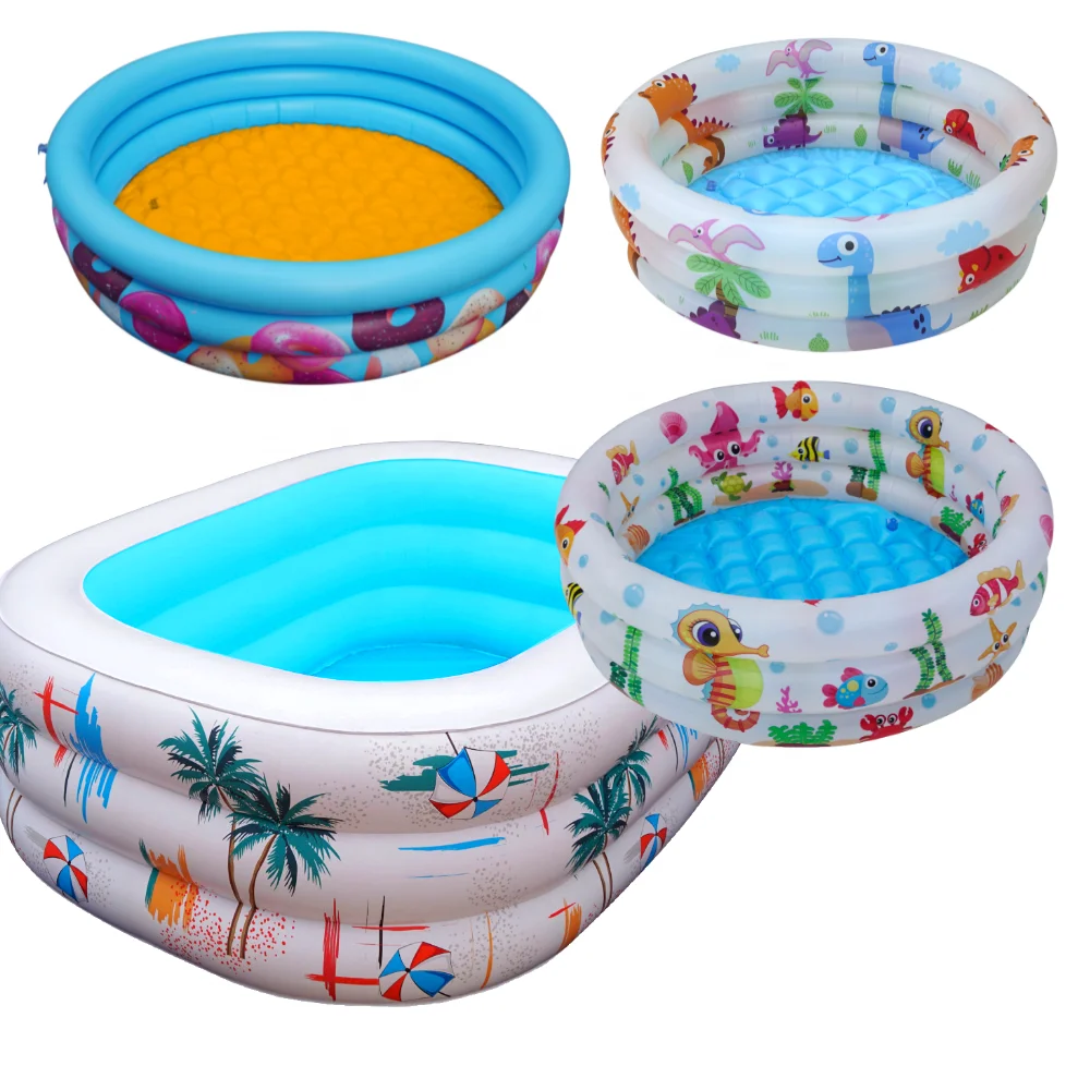 Kiddie swimming pool outdoors and indoors Inflatable Baby Pool Dinosaur ball pools