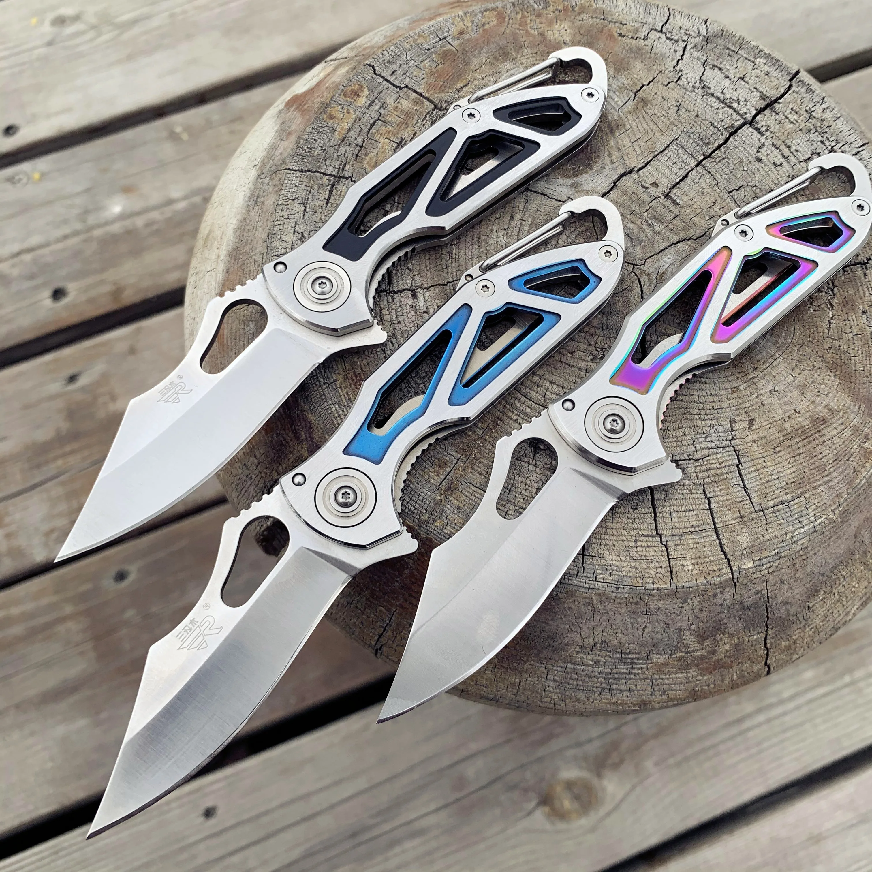 SANRENMU 7033 SCH  EDC Tool Camping Outdoor Survival Pocket Folding Knife