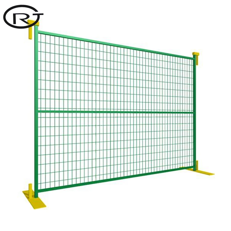 Factory price security perforated 2m pvc picket  australia safety   chain link  panels Canada temporary fence