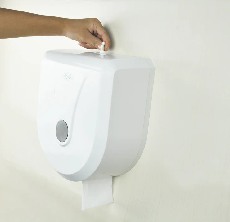 Environmentally Friendly Flat Top Toilet Punch-free Roll Paper Box Tissue Roll Dispenser