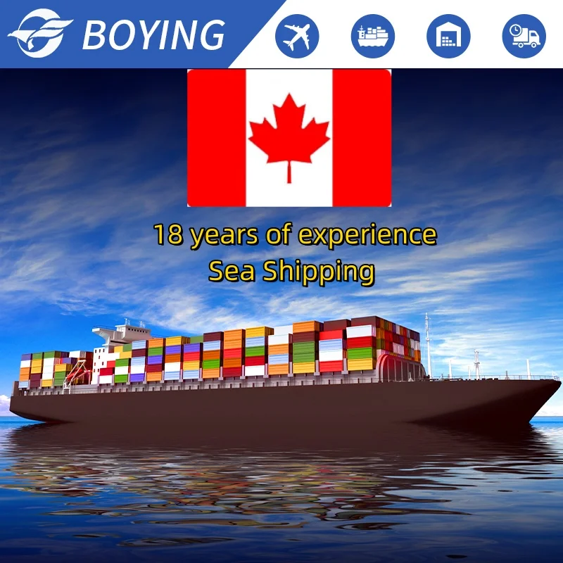 China shipping agent Door to Door  Service Sea Freight Forwarder TO  canada Vancouver/Toronto/Montreal/Calgary