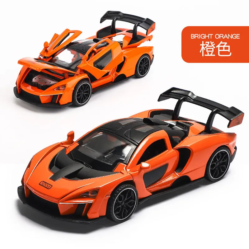Die cast McLaren Senna 1:32 Alloy Car mold ornaments Toy car simulation car model metal decoration