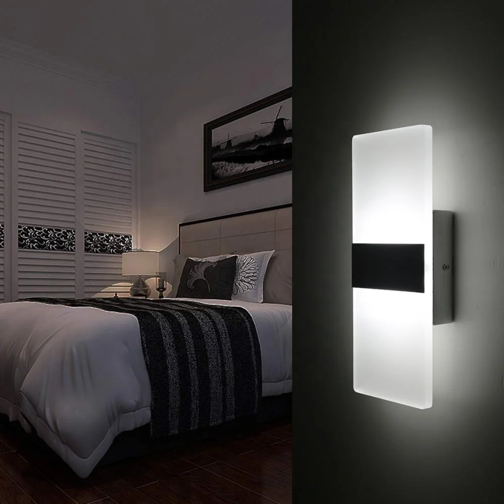 Modern Led Wall Light up down indoor living room wall bracket Light led acrylic Simplicity Decorative wall light