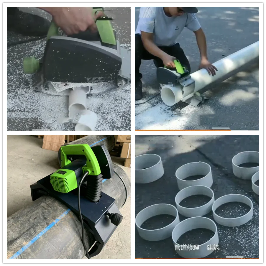 
NEW Portable Electric Steel HDPE Pipe Cutting Machine Multi-Function Pipe Cutter Saw Machines 