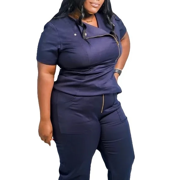 Manufacturer Rayon Waterproof Breathable Nursing Scrubs Medical Drop Shop Scrubs Woman Scrub Nurse Uniforms