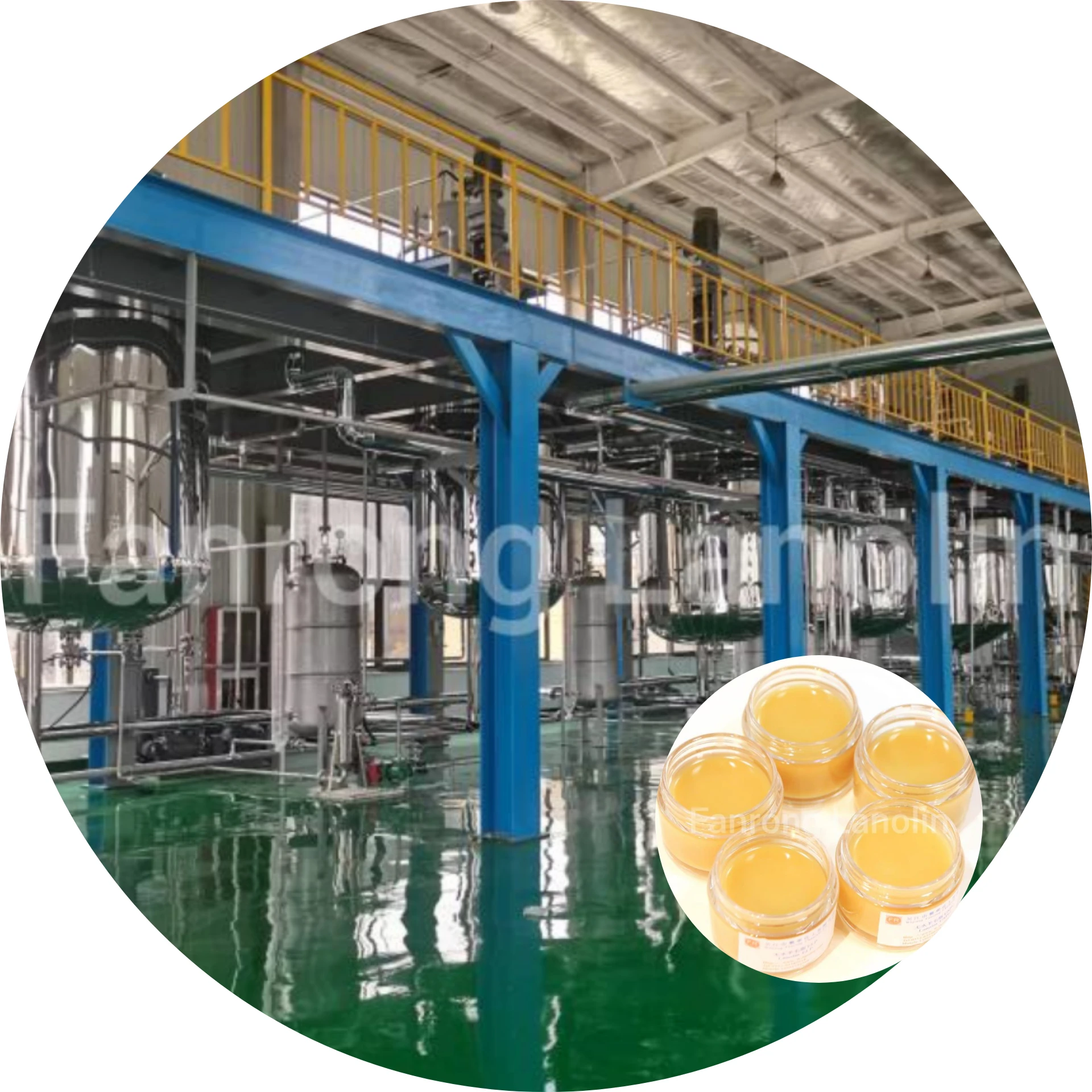 Cas 8006-54-0 China Wholesale 100% Organic Lanolin Alcohol Price Bulk Lanolin Anhydrous Pure Raw Lanolin