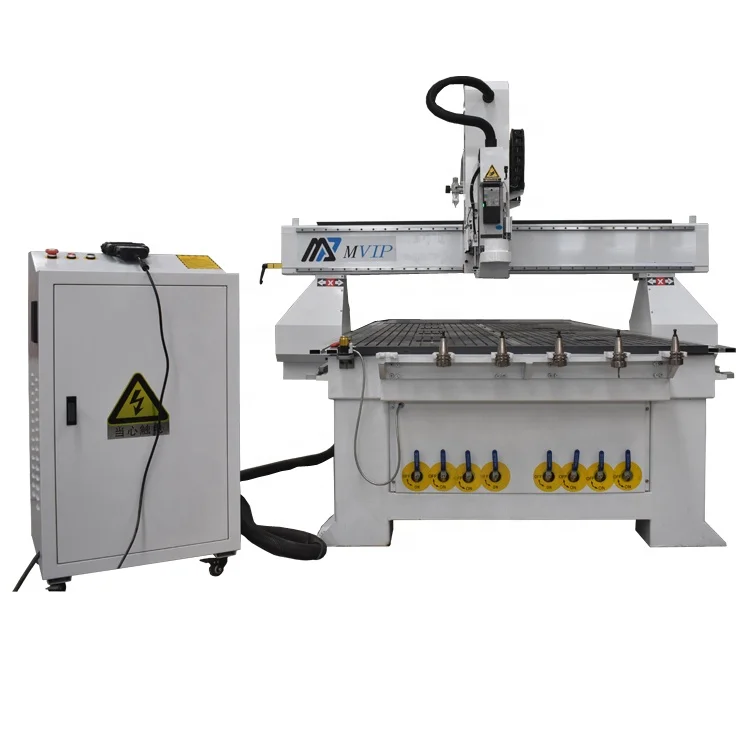 Jinan Mingpu heavy duty 1325 4axis atc 4x8 cnc router cutting machine wood carving engraving working machine