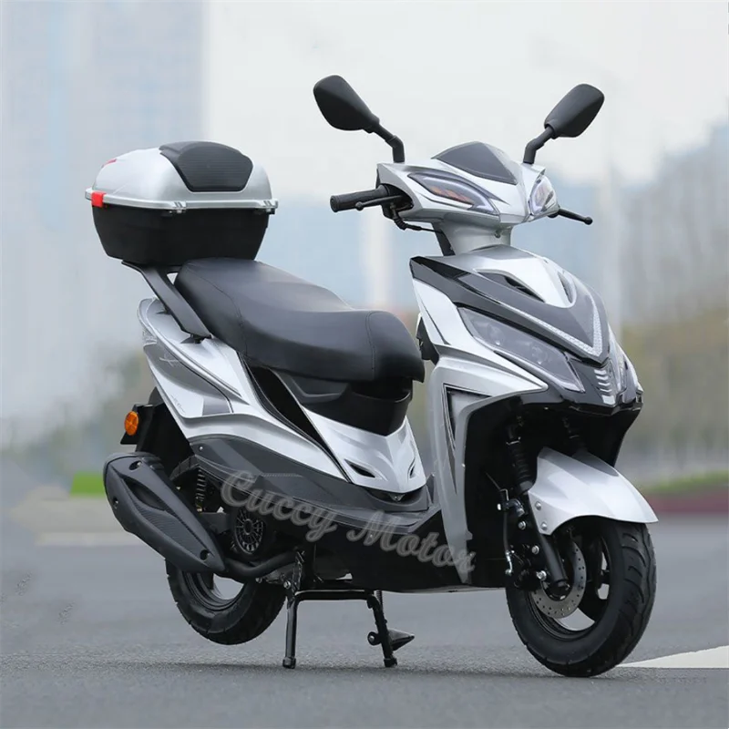 New bigger Luxury 4 stroke air cooling 80cc motorcycle 125cc 100cc 49cc gas scooter