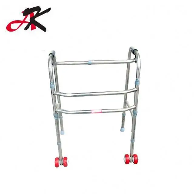 Aluminum folding High quality  walker with wheels walker rollator