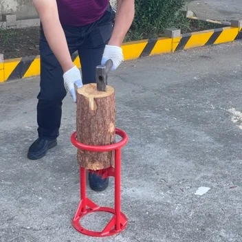 Сверхмощный деревянный сплиттер, чугунный ручной сплиттер для бревен, без острых краев, сплиттер для дров, разветвитель для растопки