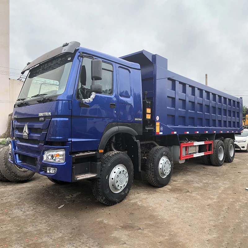 howo dump truck Curb weight 28000 kg safety used trucks dump truck tipper