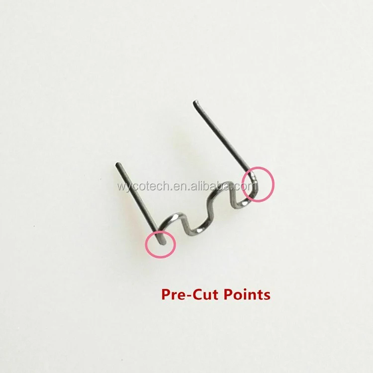 SS 0.8mm Wave Staple for Car Bumper Repair Pins Hot Stapler Plastic Vehicle Tool Welding Kits